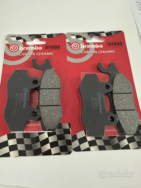 KIT 2 COPPIE PASTIGLIE FRENO BREMBO CARBON CERAMIC