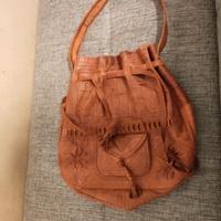  artigianale borsa in cuoio fatta a mano 