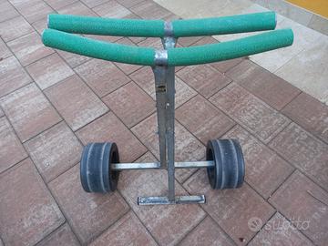 CARRELLO PORTA CANOA IMBARCAZIONE