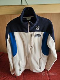Pile North Sails blu bianco M uomo felpa giacca