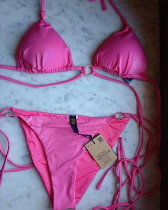 Bikini rosa metallizzato