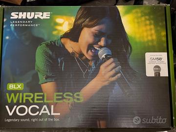 Shure wireless vocal  BLX24E-SM58