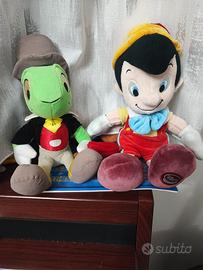 Peluche Pinocchio e Grillo parlante