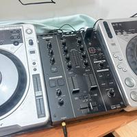 Cdj e mixer