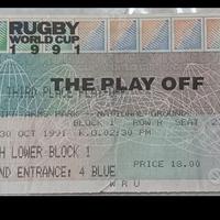 Fascicolo Rugby world Cup 1991 terzo posto