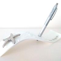 Laura Biagiotti Portapenna Linea Ninfea In Vetro