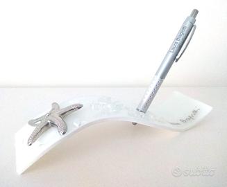 Laura Biagiotti Portapenna Linea Ninfea In Vetro