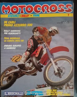 Rivista MOTOCROSS numero 7 del 1987