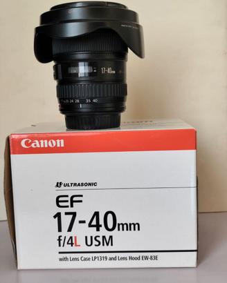Obiettivo ZOOM EF17-40 CANON