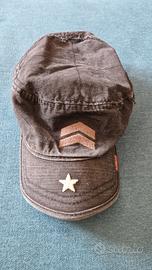 A. KURTZ Cappello Fritz Military Cap Black Tg. M