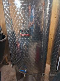 Serbatoio stoccaggio vino acciaio inox 500 L
