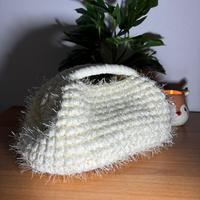 Clutch panna teddy borse donna