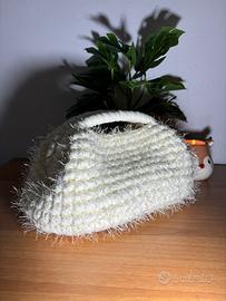 Clutch panna teddy borse donna