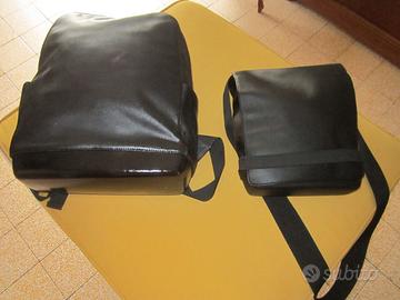 ZAINO+BORSELLO-TRACOLLA DELLA MOLESKINE PELLE ORIG