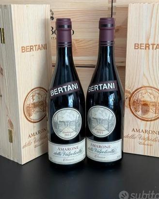 Amarone Valpolicella Bertani 2015 cofanetto