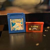 Pokemon Blu (GBC) + Pokemon Rosso fuoco (GBA)