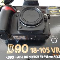 Nikon d90 con custodia
