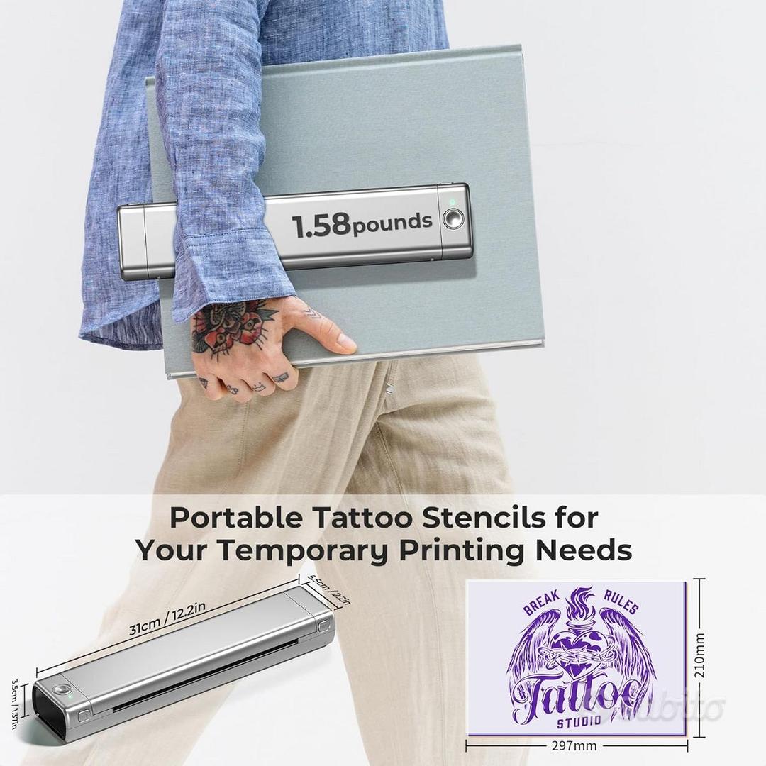 PhoFuta M08F stampante portatile tattoo - Informatica In vendita a Reggio  Emilia