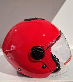 Casco jet Bambino Motocubo Kid Rosso o Fucsia
