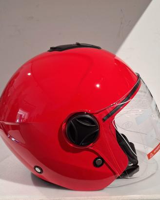 Casco jet Bambino Motocubo Kid Rosso o Fucsia