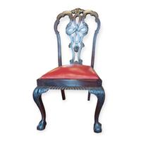 Sei sedie in mogano stile Cippendale, Inghilterra