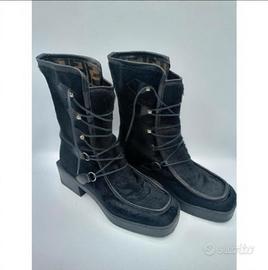 Stivali Fendi Cavallino nero