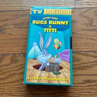 VHS Looney tunes con Bugs Bunny e Titti