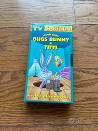 VHS Looney tunes con Bugs Bunny e Titti