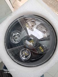 faro a led da 14cm per harley 883 sportster custom