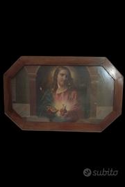 Quadro devozionale del Sacro Cuore di Gesù