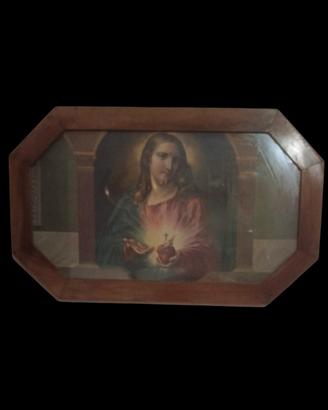 Quadro devozionale del Sacro Cuore di Gesù