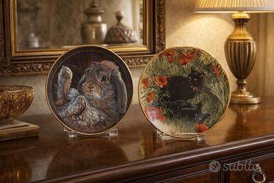 Piatti decorativi vintage Bradford Exchange