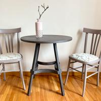 Set sedie vintage + tavolo rotondo Nardi