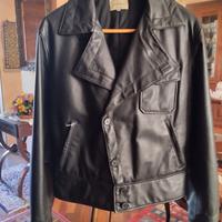 Giubbotto pelle nera 