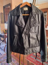 Giubbotto pelle nera 