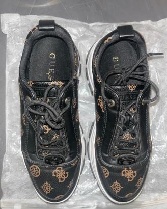 Sneakers GUESS donna nere e marroni - Tg. 38
