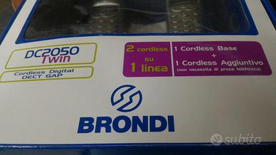 Coppia cordless Brondi DC2050 twin 
