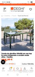 Tavolo da giardino/ balcone