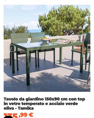 Tavolo da giardino/ balcone
