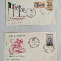 32 buste FDC Olimpiadi Roma 1960