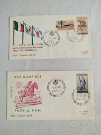 32 buste FDC Olimpiadi Roma 1960