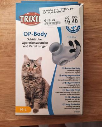 Body protettivo gatti