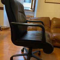 Poltrona executive vera pelle FRAU