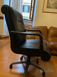 Poltrona executive vera pelle FRAU