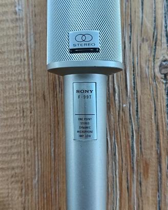Microfono vintage stereo Sony f99 t