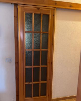 Doppia porta in legno massello