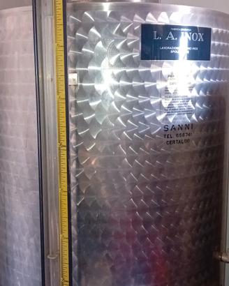 serbatoio per vino 500 lt acciaio inox