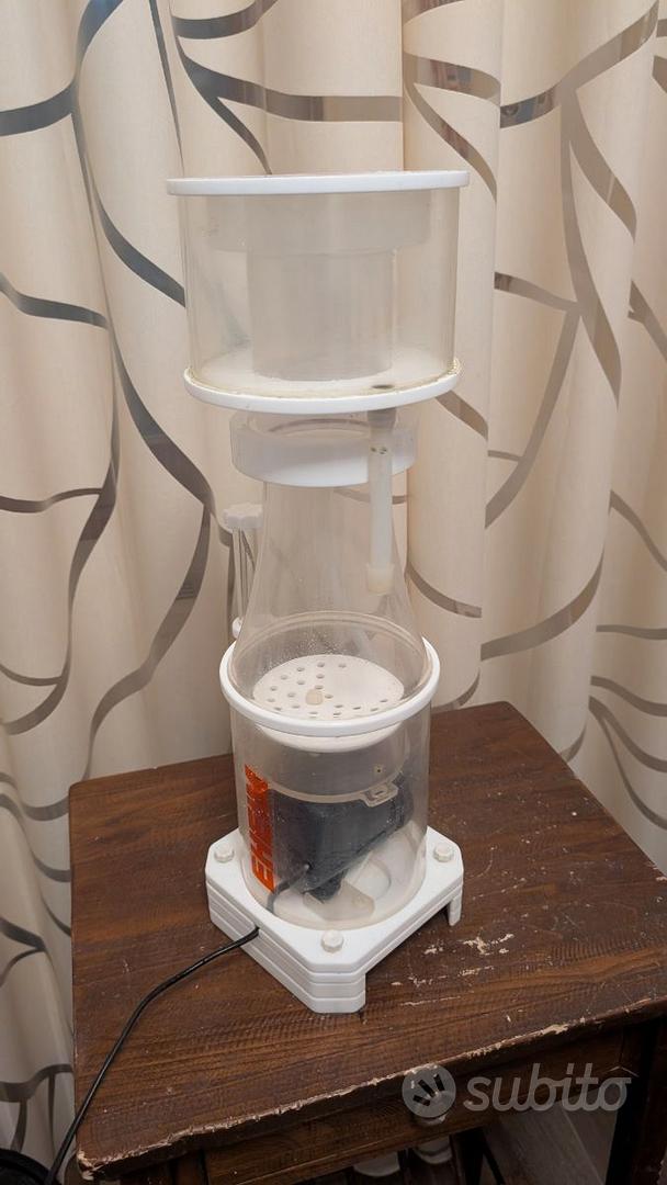 Schiumatoio Per Proteine Per Acquario, Rimuove Olio E Sporco, Per Vasche Fino A 115 L, Con Attacco Per Pompa D'aria, In Vetro Borosilicato