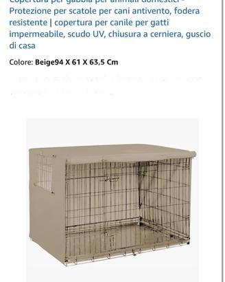 Copertura per la gabbia nera