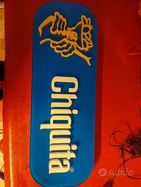 Tabella pubblicitaria banane Chiquita originale